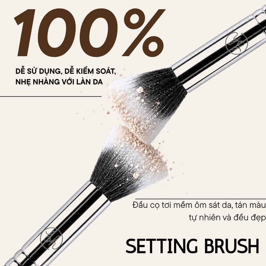 Cọ Phủ Phấn Chi Tiết BH Cosmetics Setting Brush BH516